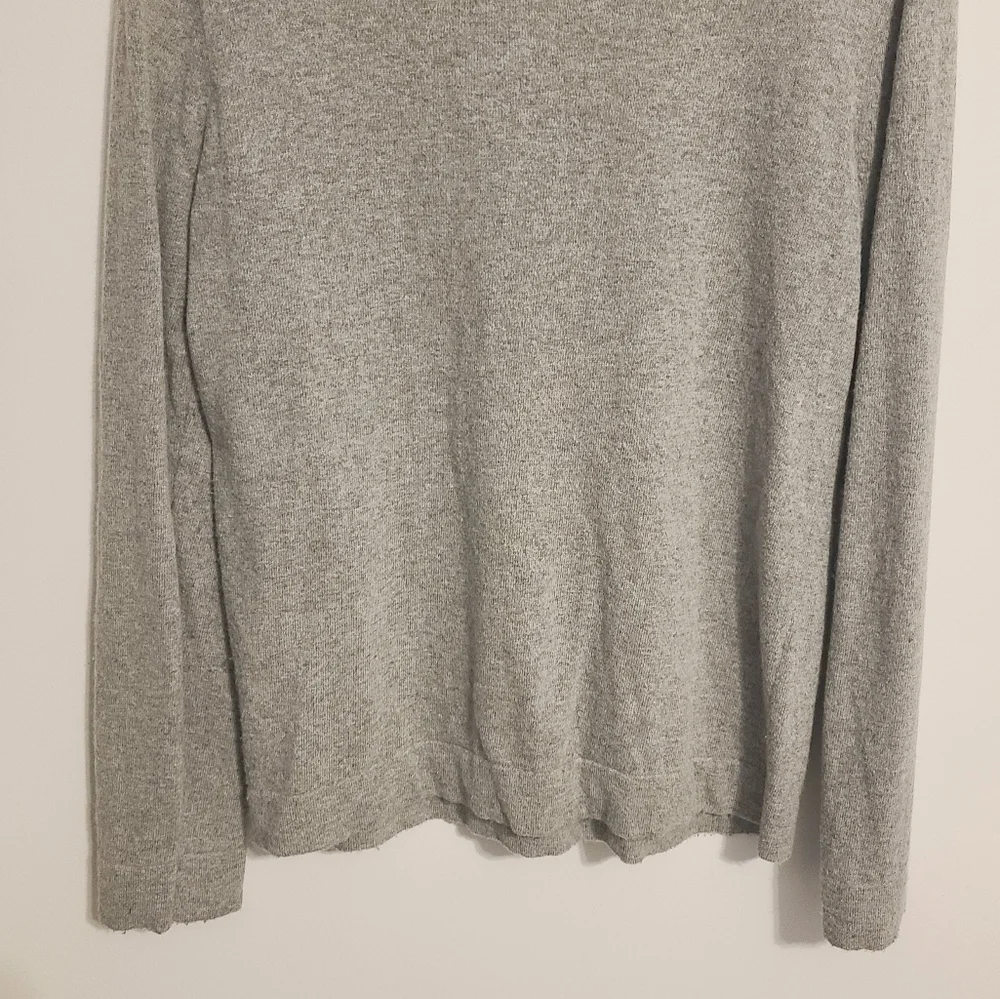 J. Crew Mercantile | Men's Gray Wool Blend Round Neck Sweater (Size Large)